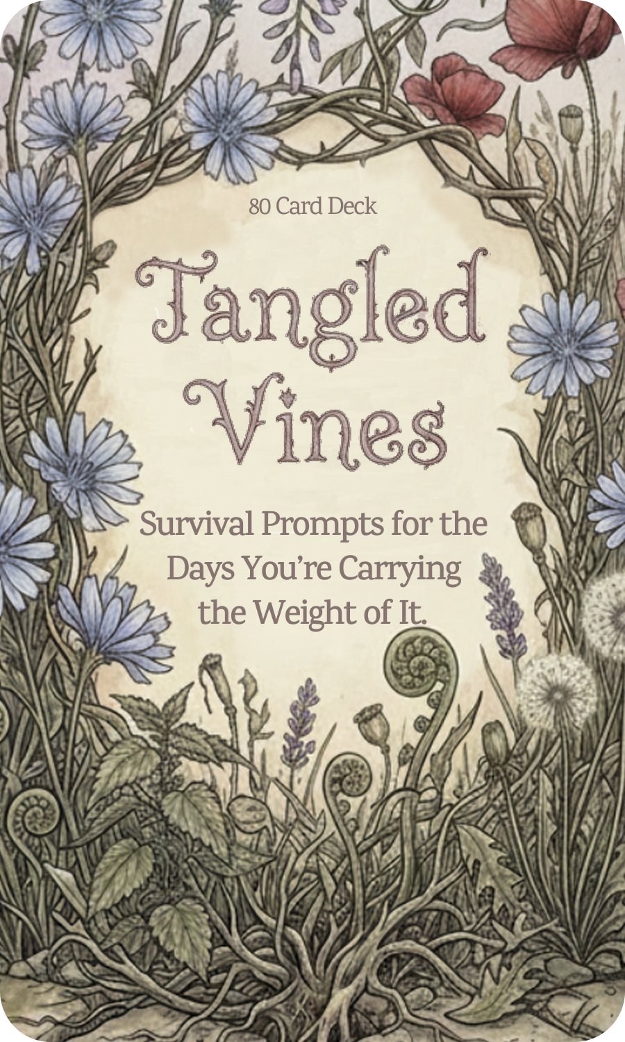 Tangled Vines Survival Card Deck